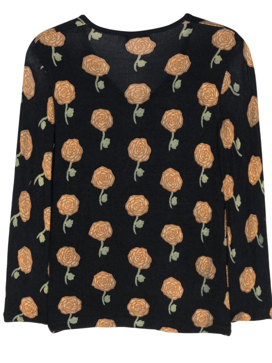 Affordable floral-print Versace jumper Women 2000s 0409
